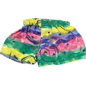 Colorful Build A Bear Workshop Watercolor Boxer Shorts Handmade With Love